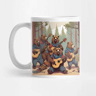 Bear Singing Band Mug